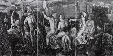 No. 29 from the CARGO series, a fairy tale. Triptych