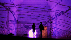 A shining cloud. Audio-visual work