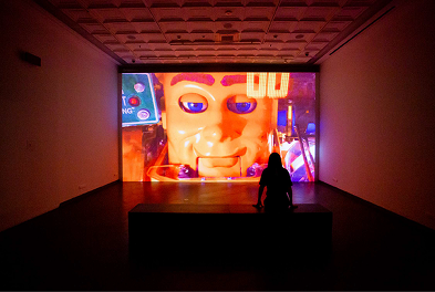 Maybe she would have laughed. Audio-visual work