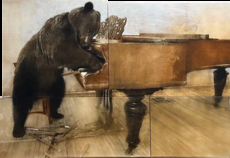 Funt at the piano