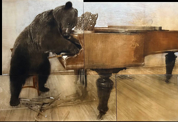 Funt at the piano